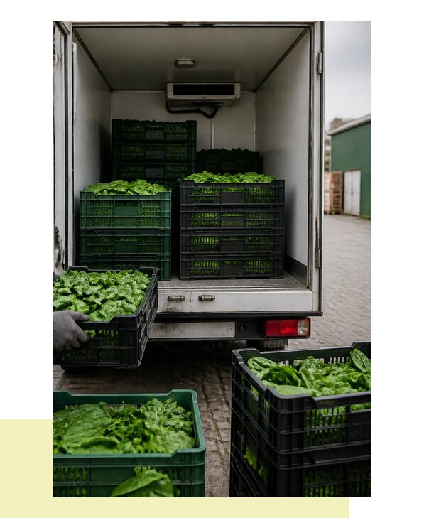 Перевозка шпината в Дюртюли с сохранением свежести продукции